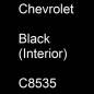 Preview: Chevrolet, Black (Interior), C8535.